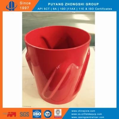API 10d Welded Solid Carbon Steel Body Rigid Centralizer