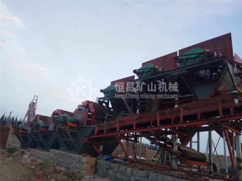 Mining Equipment Plant Log Washer Gravel Bucket Wheel River Silica Sand Washing Machine for Sale