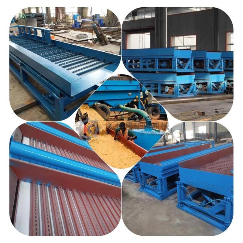 95% Gold Recovery Ratio Vibrating Sluice Box