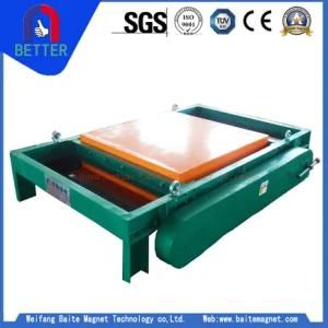 ISO Approved 800mm Belt Width Plate Type Metal Permanent Magnetic Separator, Suspension ...