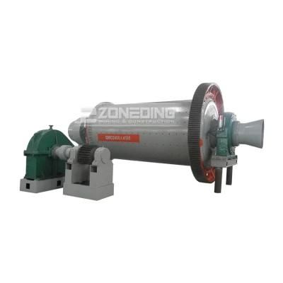 Zinc Ore/Silver Ore/Tin Ore Rubber Liner Ball Mill for Mining Grinding