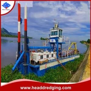 Hidraulica Draga De Succion Con Cortadora, Maquina De Excavacion De Arena Y Limo Dredger