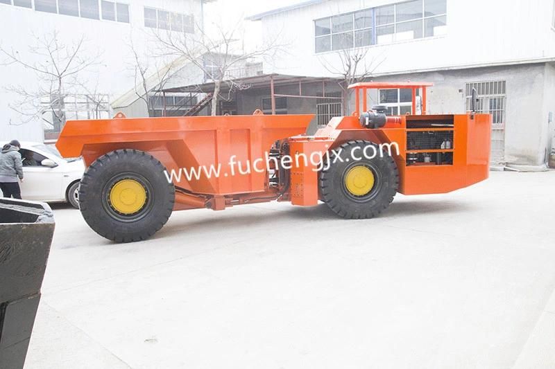 Diesel underground mining dumper/ dump truck with comfortable ergonomics compartment