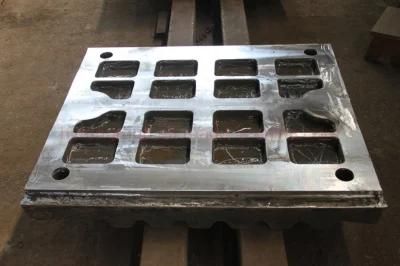 Jaw Crusher Consumable Replacement Wear Parts Mn18cr2 Mn22cr2 Jaw Plate for Jaw Crusher