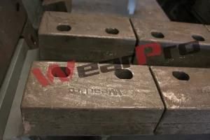 700 Bhn-63 RC Laminated Wear Resistant Blocks