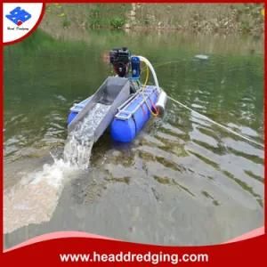 Mini Portable Gold Mining Suction Dredger with Cutterhead and Cutter Tooth for Sale