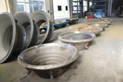 High Manganese Steel Wear Liners Mantle and Concave Suit Kodiak Stone Cone Crusher