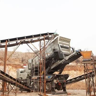 High Quality Mobile Screening Plant Portable Jaw Stone Crusher for Quartz