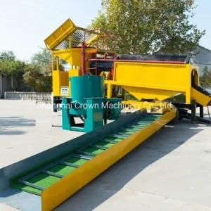 Diesel Engine Mobile Gold Sieve Trommel Washing Screen Machine