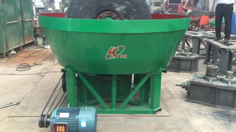 Mining Industry Copper Chrom Ore Grinding Wet Pan Mill