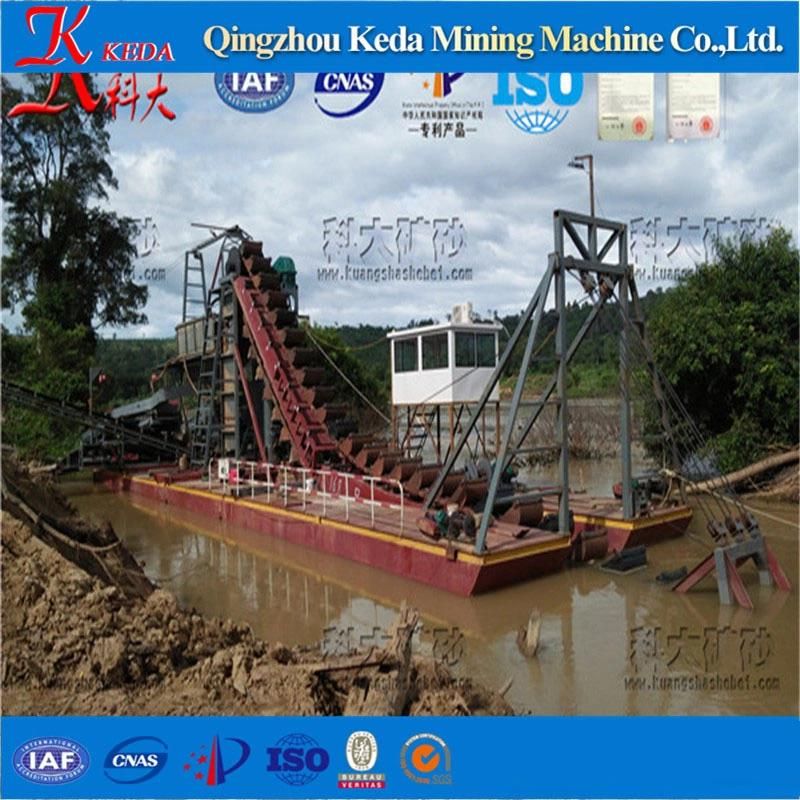 High Efficiency Keda Gold Bucket Dredger for Sale