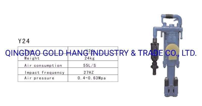 High Quality Pneumatic Rock Drill Yt19A Yt28 Rock Drill Machine