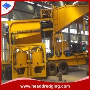 High Quality Mobile Alluvial Gold Mining Screening Equipment for Sale