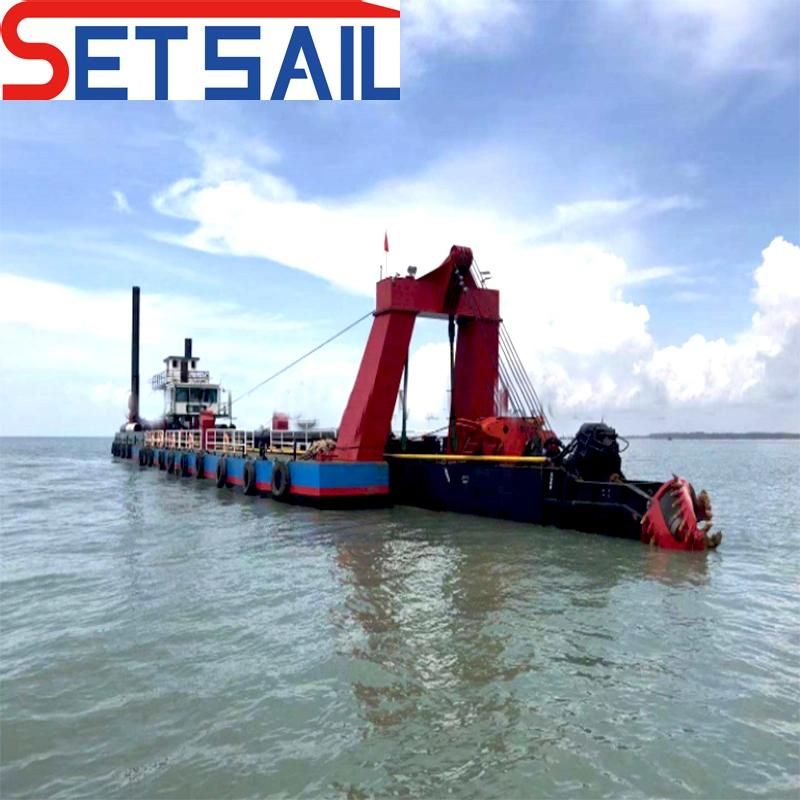 Hydraulic Winch 14 Inch Cutter Sution Mud Dredger for River Sand