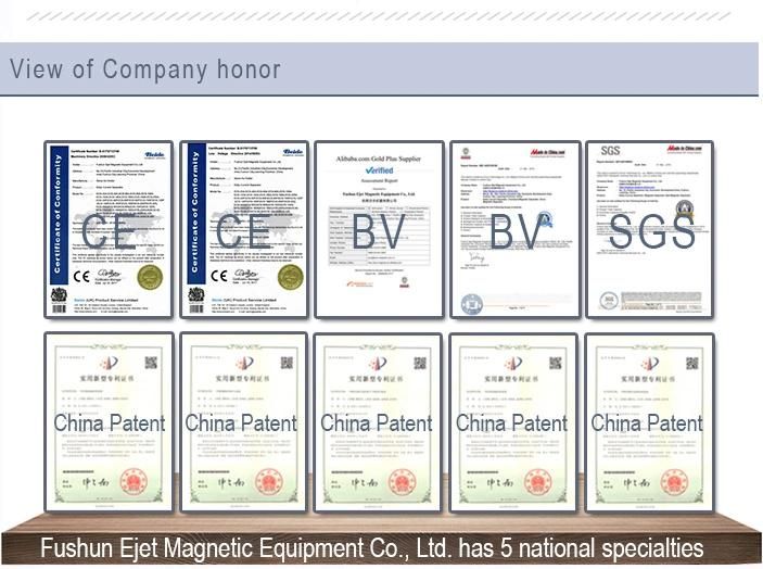 Magnetic Plastic Flake Eddy Current Units for Metallic and Plastic Separation