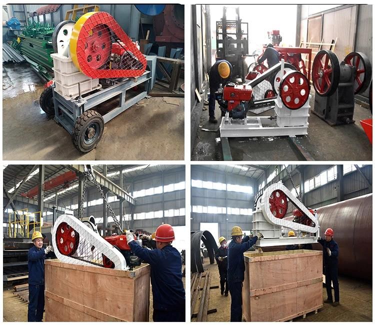 Mobile Jaw Crusher Crushing Machine Diesel/Portable/Impact/Cone/Hammer/Roller/Stone/Rock/Limestone/Granite Jaw Crusher