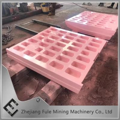 Stone Crusher Wear Resistant Part Fixed and Movable Jaw Plate