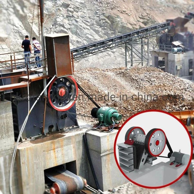 Capacity 16-65 Tph PE Jaw Crusher 400 X 600