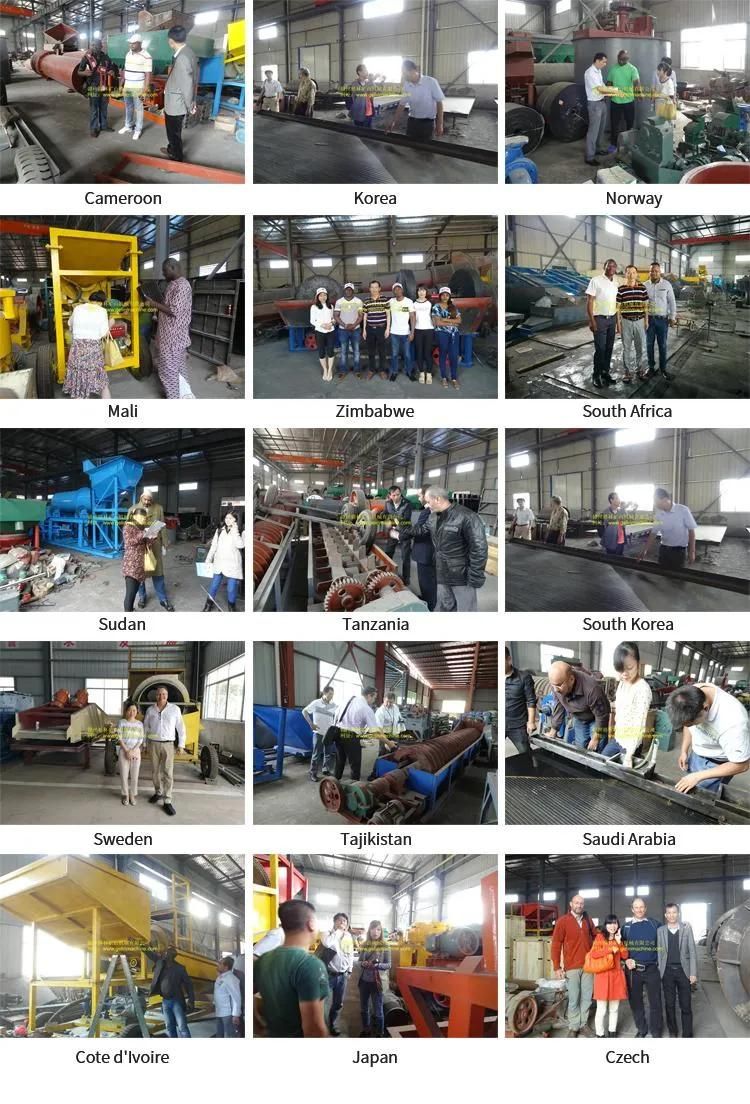 Spiral Concentrator Plant in Indonesia for Heavy Mineral Sand Zircon Ore Separation