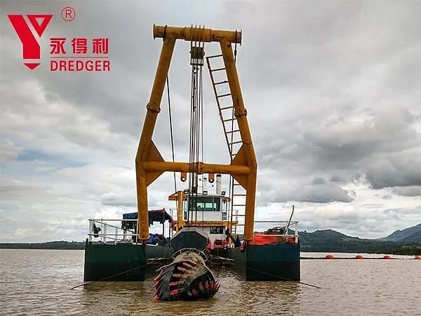 Clear Water Flow: 5000m3/Hour Cutter Suction Hot Selling Sand Dredger for Capital Dredging in The Philippines