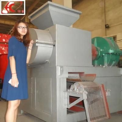 Dry Ore Powder Ferro Alloy Briquette Machine with Screw Feeder