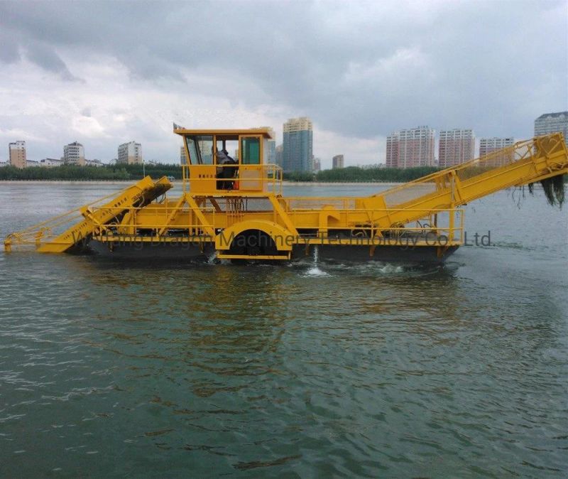 Aquatic Weed Harvester/Garbage Salvage Ship