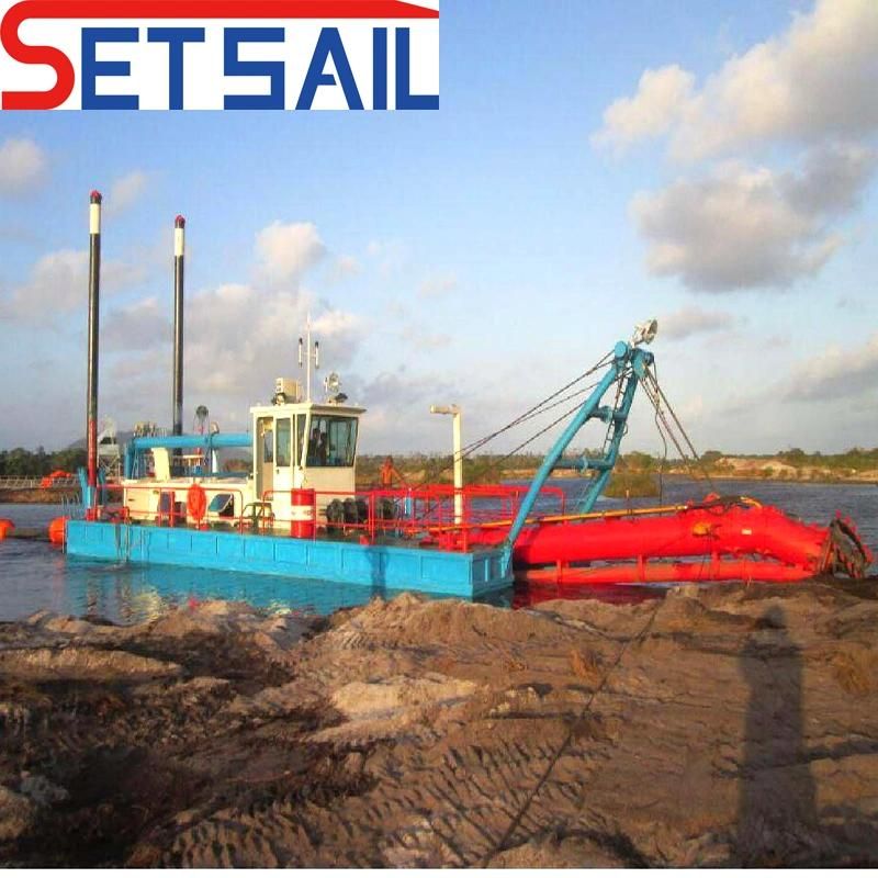 Booster Station 32inch Water Flow 7500m3 Cutter Suction Dredger with Pump