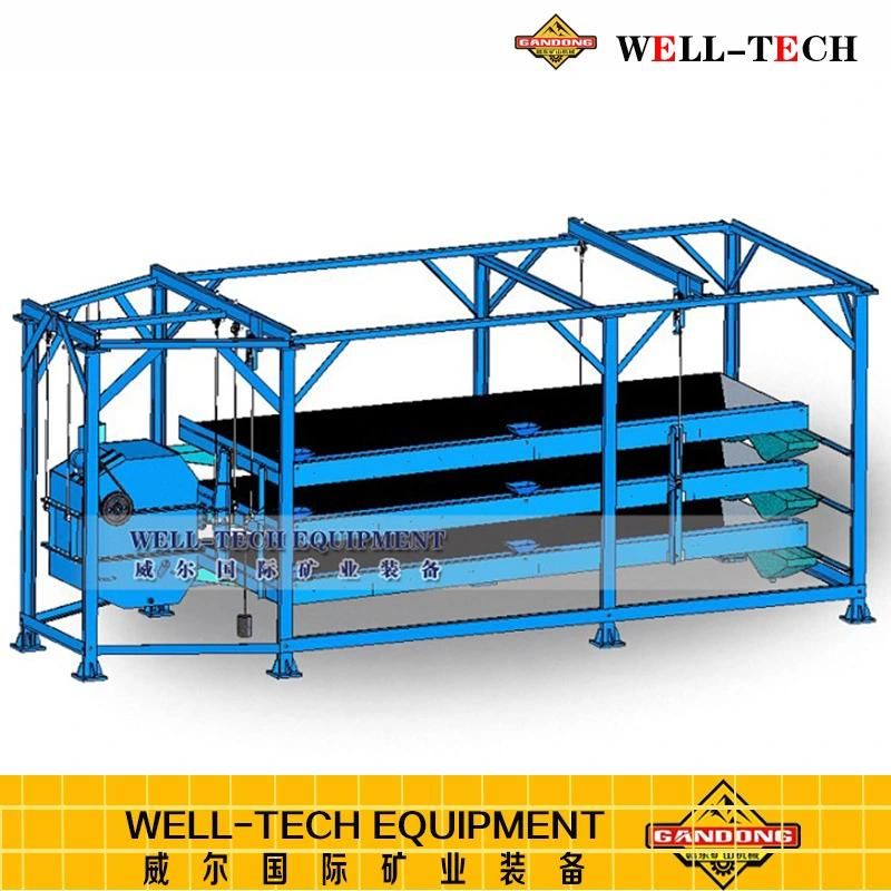 Multideck Lift Type Shaking Table for Gold Plant