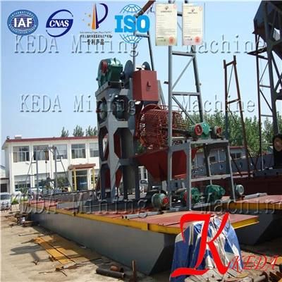 Keda Professional Gold Dredger/ Bucket Ladder Dredger