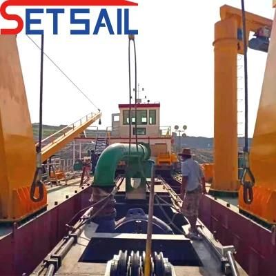 Diesel Engine Water Flow 5000m3 Cutter Suction Dredger with Hydraulic