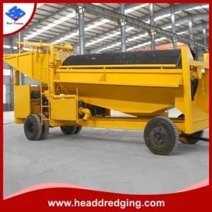 Portable Trommel Vibrating Screening Mining Wash Plant for Gold Recovery