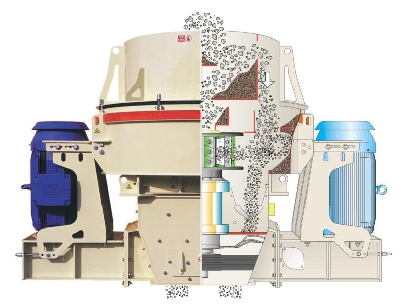 Stone Artificial Sand VSI Crusher/Vertical Shaft Impact Crusher (Barmac 9100) for Quarry/Rock/Building Aggregates/Asphalt/Concrete