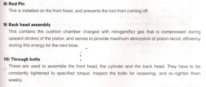 Coal Mining Stone Breakering Hydraulic Breaker Hydraulic Hammer