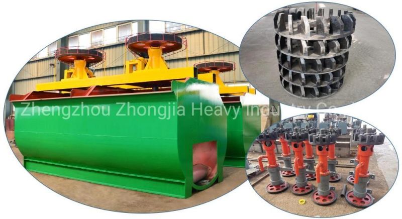 Gold Zinc Pyrite Coal Mining Mineral Iron Copper Ore Froth Flotation Cell Tank Machine