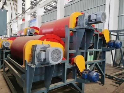 High Recovery Rate Magnetitie (Tailings) Double Drum Magnetic Separator