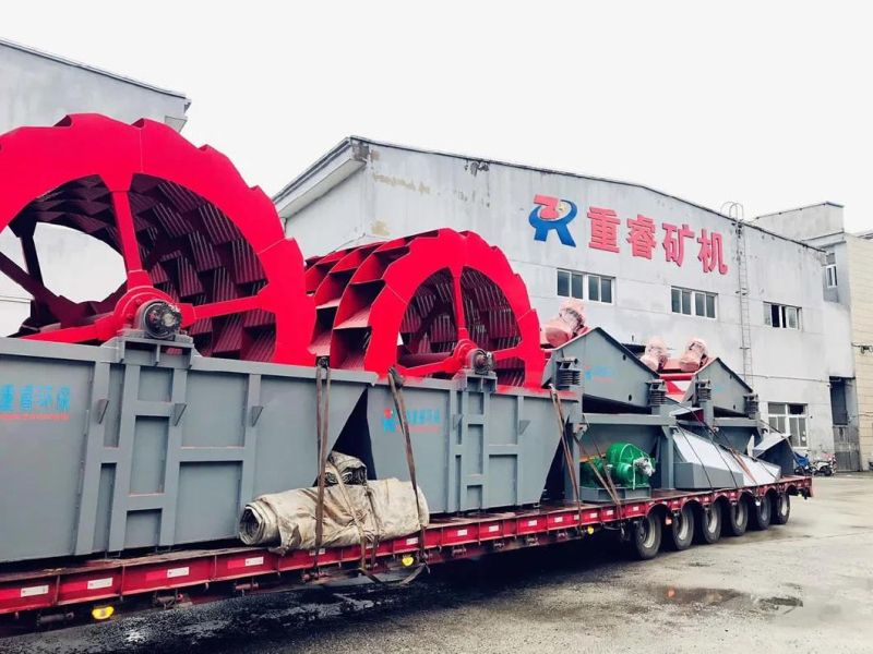 Best Price/Good Performance/High Capacity/Construction/Gold Mining Wheel Type Sand Washing/Cleaning Machine/Sand Washer