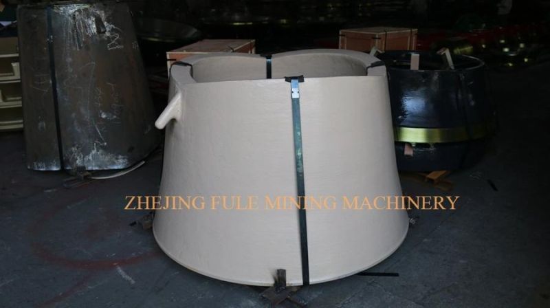 High Manganese Steel Gyratory Cone Crusher Spare Parts Mantle and Bowl Liner
