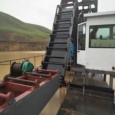 Bucket Chain Mining Dredger Machine for Gold and Diamond Panning