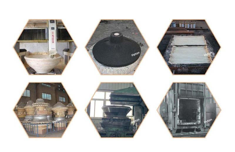 Terex Pegson 1000 Maxtrak Cone Crusher Spare Wear Parts Mantle and Concave with Mn13%, Mn18%, Mn22%