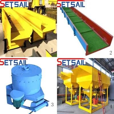 Low Price Chain Bucket Gold Dredger with Jig Machine