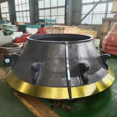 Apply to Trio Tp450 Cone Crusher Spares Head Liner Concave Mantle Tc845 3501