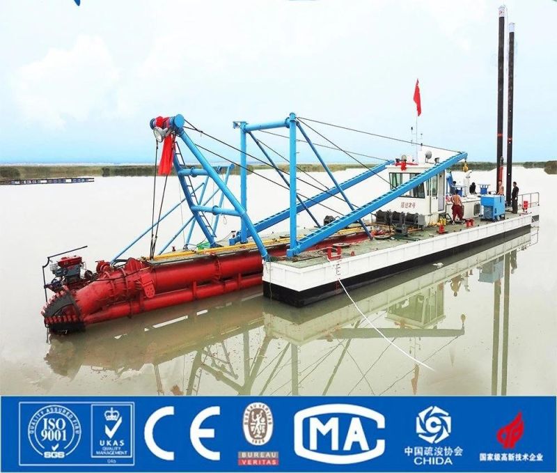 10 Inch Sand Dredger Machine with Dredging Pump Cutter Suction Dredger