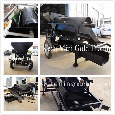 Trommel Separator Gold Recovery Machine Gold Washing Concentrator Gold Trommel Wash Plant