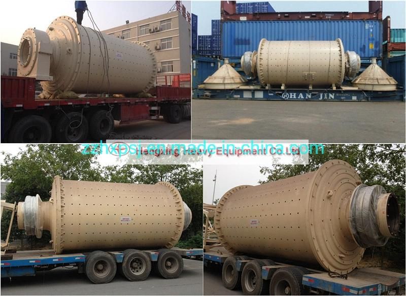 High Quality 10t/H Continuous Dry Ball Mill for Ceramic Materials