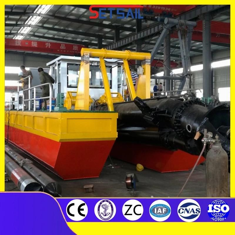 China Manufacture 6 Inch Cutter Suction Silt Dredger for Lake Sand