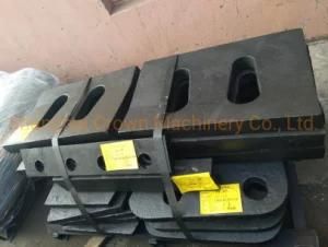 High Manganese Steel Casting Fixed Jaw Plate for Jaw Crusher