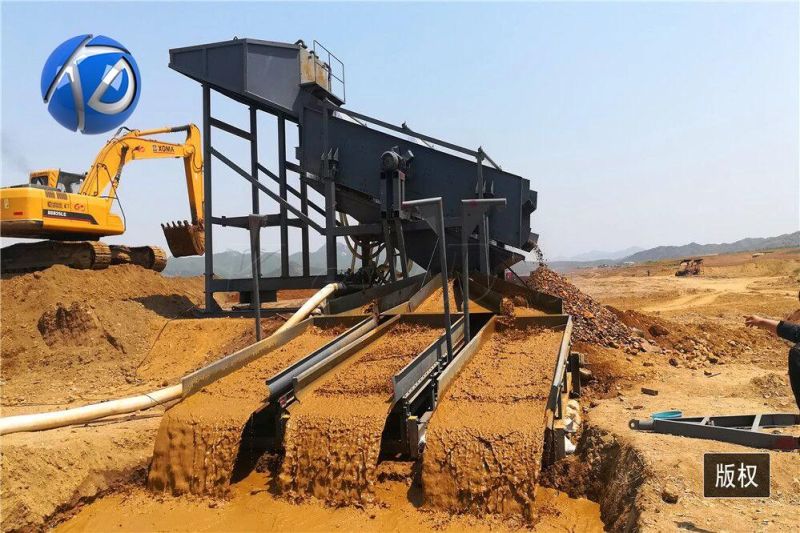 China Mobile 100tph Gold Mining Equipment Machinery