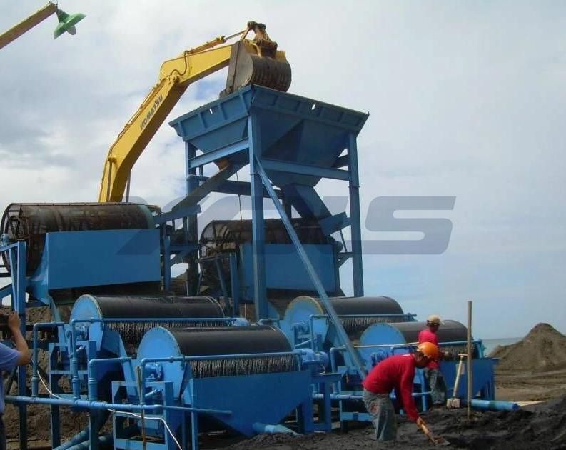 Wet Type Rare Earth Drum Magnetic Roll Separator Cts (N, B) -712