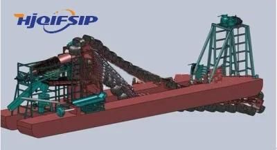 High Quality Chain Bucket Mining Machinery for River Sand and Gold