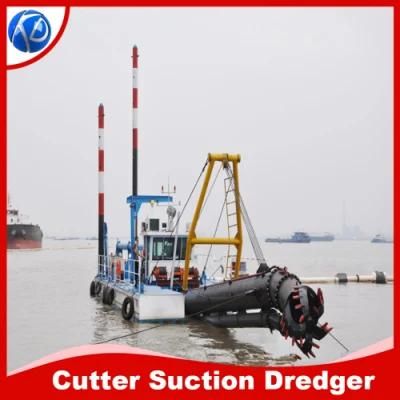 Hydraulic 8inch Cutter Suction Dredger Water Flow 800m3/H Dredger Sand Dredging Ship Sand ...